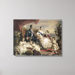 Queen Victoria (1819-1901) and Prince Albert (1819 Canvas Print