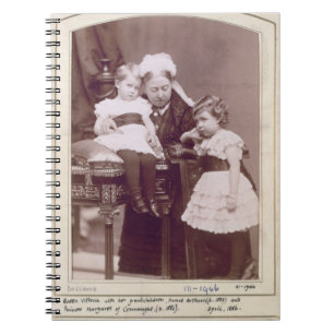 Queen Victoria (1819-1901) with her grandchildren, Notebook