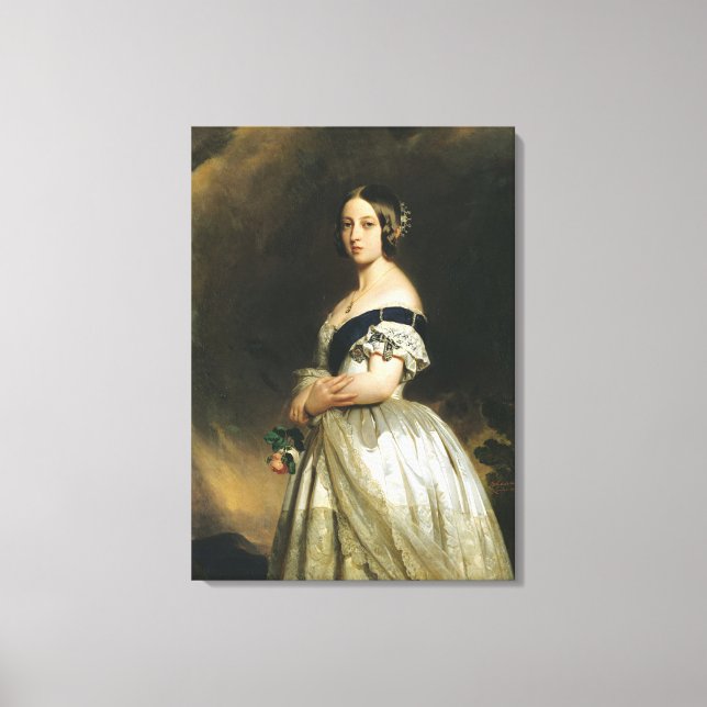 Queen Victoria  1842 Canvas Print (Front)