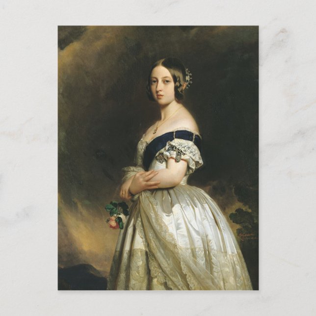 Queen Victoria  1842 Postcard (Front)