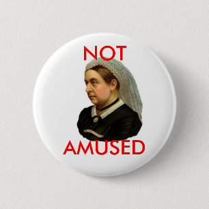 Queen Victoria 2 Inch Round Button