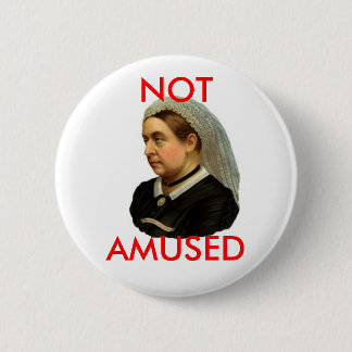 Queen Victoria 2 Inch Round Button