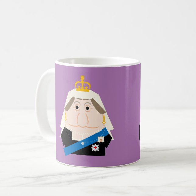 Queen Victoria and Prince Albert Coffee Mug (Front Left)