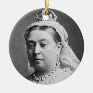 Queen Victoria by Alexander Bassano Ceramic Ornament