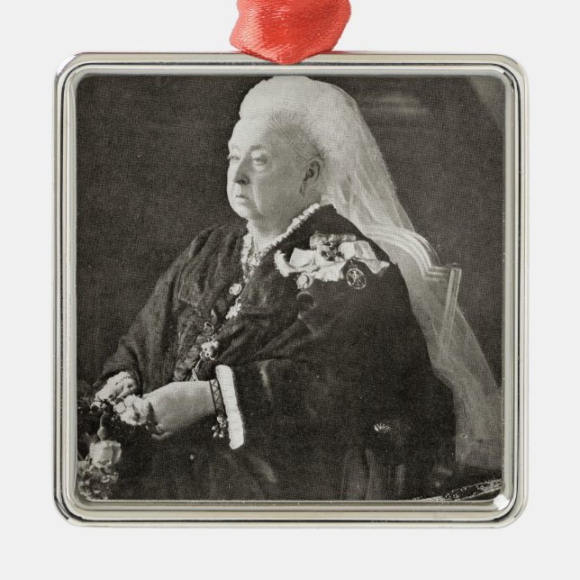 Queen Victoria  c.1899 Metal Ornament (Front)