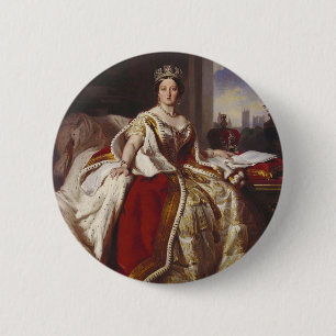 Queen Victoria: Coronation 2 Inch Round Button