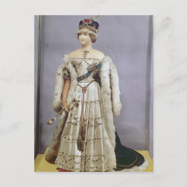 Queen Victoria  doll Postcard (Front)