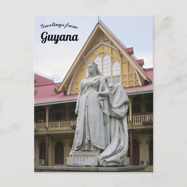 Queen Victoria High Court Georgetown Guyana Postcard (Front)