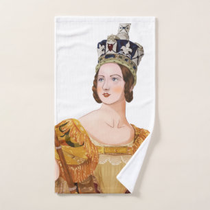 Queen Victoria - historical illustrations Hand Towel