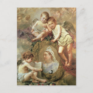 Queen Victoria - In Memoriam Postcard