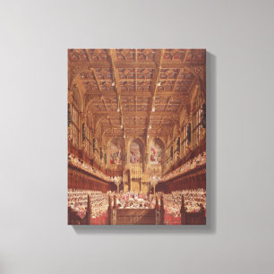 Queen Victoria in the House of Lords Canvas Print