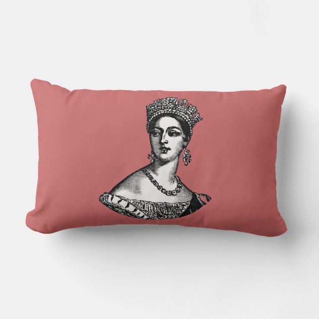 Queen Victoria Lumbar Pillow (Front)