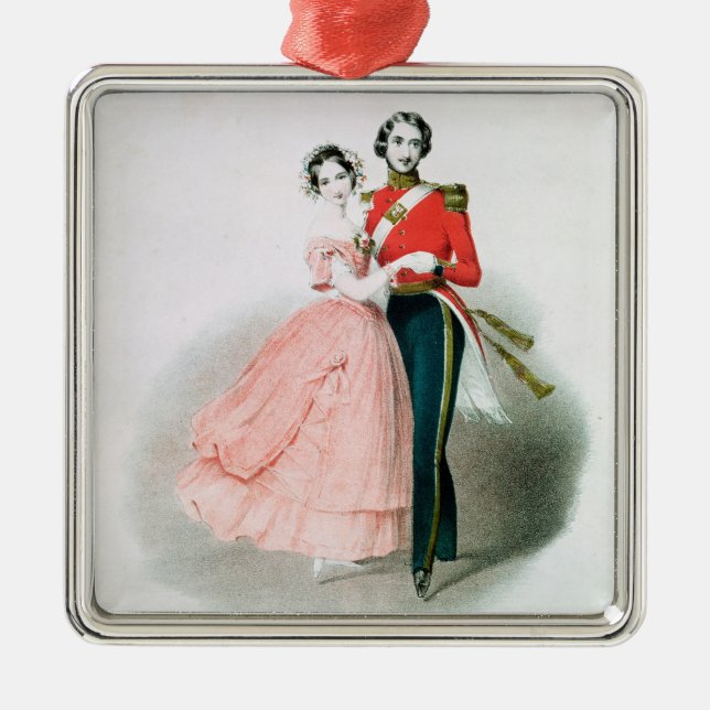 Queen Victoria Metal Ornament (Front)