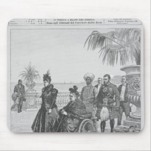 Queen Victoria on the Italian Riviera Mouse Pad