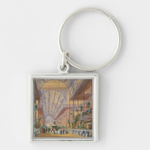 Queen Victoria Opening the 1862 Exhibition after C Keychain