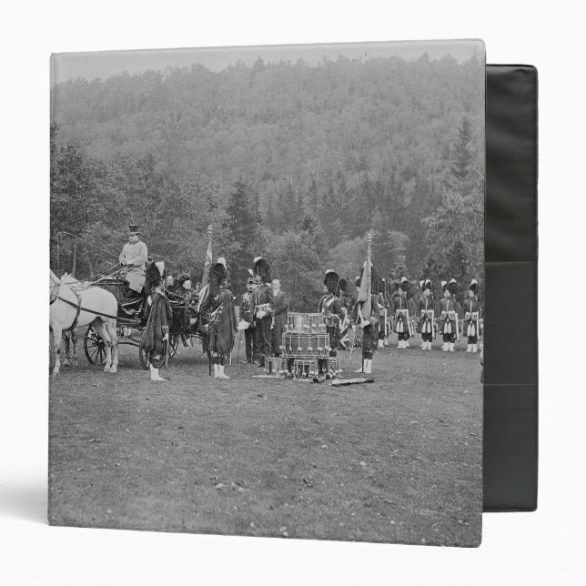Queen Victoria presenting colours Binder (Front/Inside)