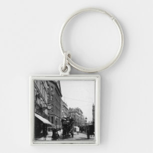 Queen Victoria Street, London, c.1891 Keychain