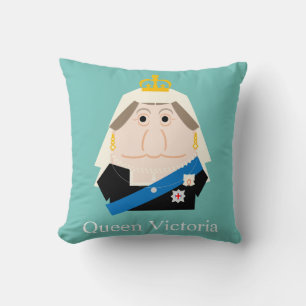 Queen Victoria Throw Pillow