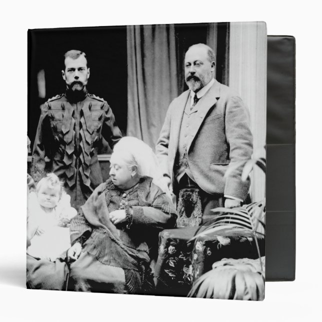 Queen Victoria, Tsar Nicholas II Binder (Front/Inside)