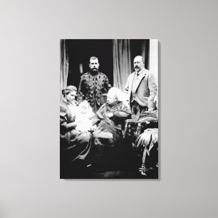 Queen Victoria, Tsar Nicholas II Canvas Print