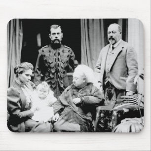 Queen Victoria, Tsar Nicholas II Mouse Pad