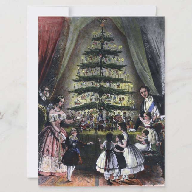 Queen Victoria's Christmas Tree Card (Front)