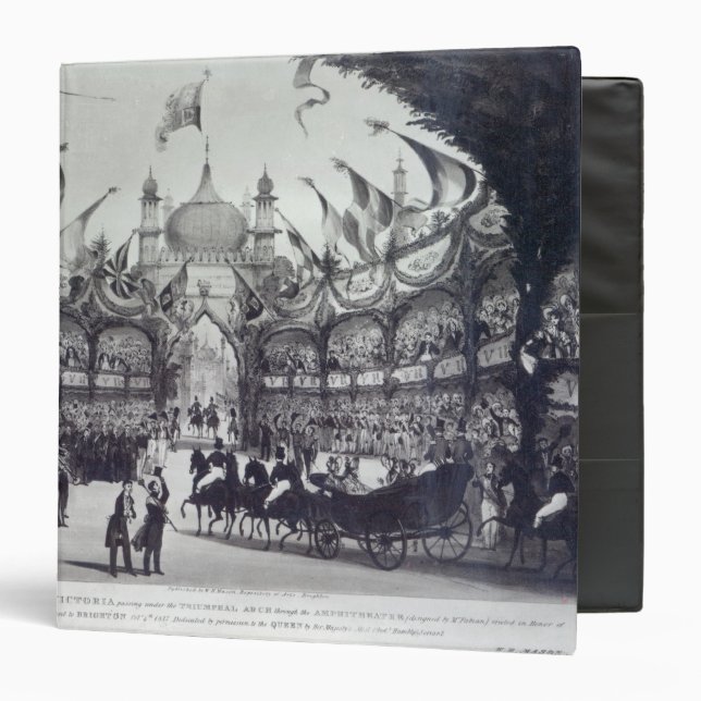 Queen Victoria's first visit to Brighton Binder (Front/Inside)