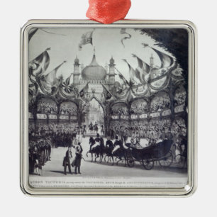 Queen Victoria's first visit to Brighton Metal Ornament