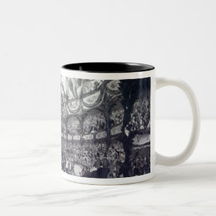 Queen Victoria's first visit to Brighton Two-Tone Coffee Mug