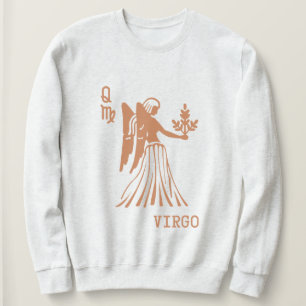 Queen Virgo Zodiac Star Sign Birthday Playing Card Sweatshirt
