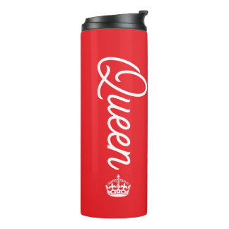 Queen With Crown Thermal Tumbler