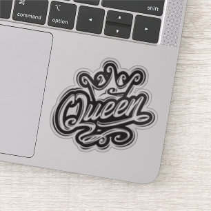 Queen With Crown, Typography Design