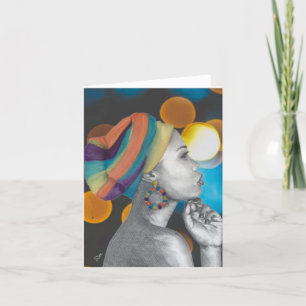 QUEENCONFIDENCE Blank Note Card