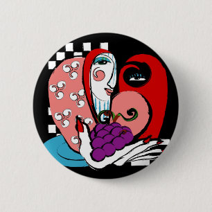 queenie 2 inch round button