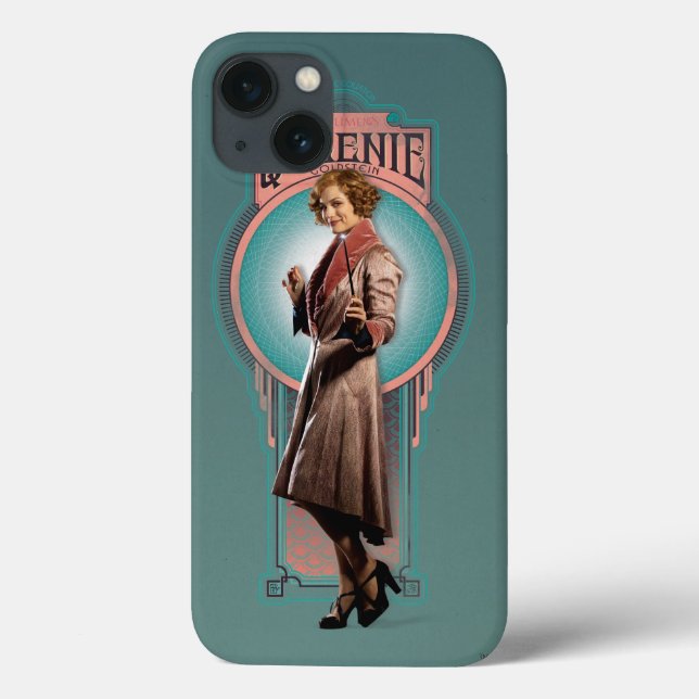 QUEENIE GOLDSTEIN™ Art Deco Panel Case-Mate iPhone Case (Back)