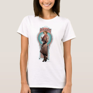 QUEENIE GOLDSTEIN™ Art Deco Panel T-Shirt