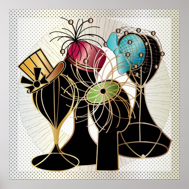 Queenly Hats Poster (Front)