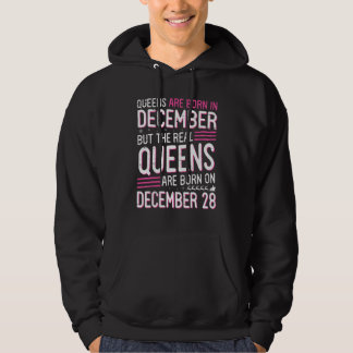 Queens Are Born In Dec But Real Queens Born On Dec Hoodie