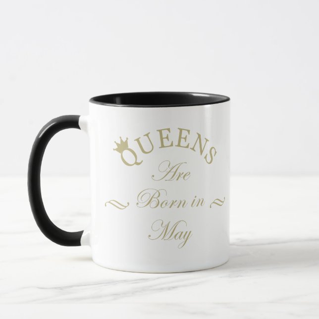 queens are born in may mug (Left)