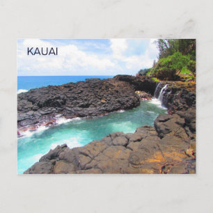 Queen's Bath, Kauai, Hawaii Postcard