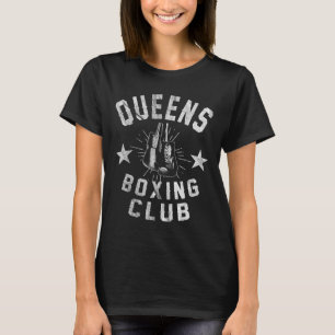 Queens Boxing Club - Vintage Distressed Boxer T-Shirt