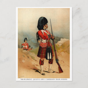 Queens Cameroon Highlanders Postcard