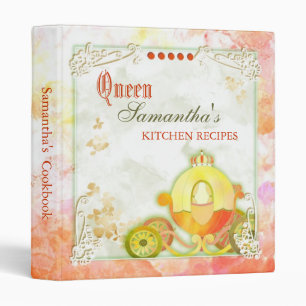 Queen's Coach Recipe Book Binder