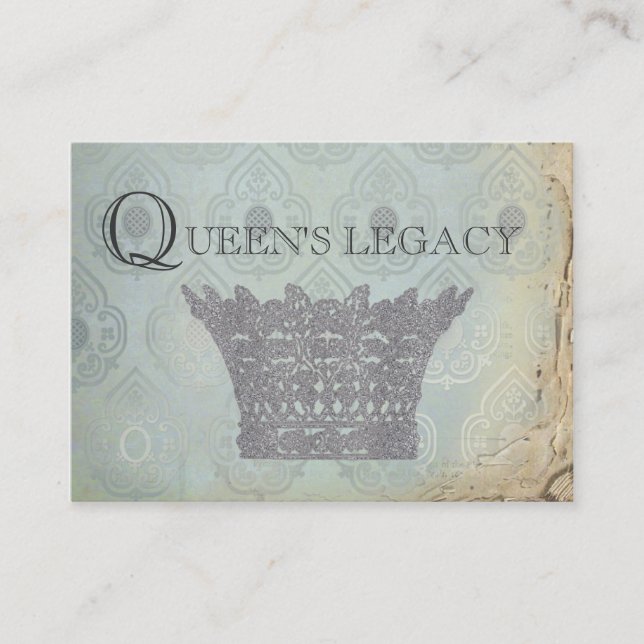 Queen's Crown Business Cards (Front)