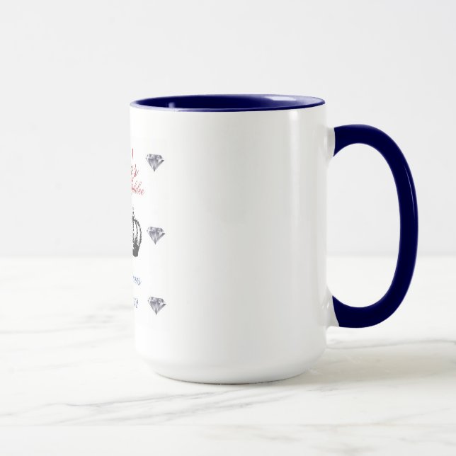 Queens Diamond Jubilee 1952-2012 60 Years Mug (Right)