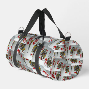"Queen's Gambit: Scattered Pairs of Pocket Queens" Duffle Bag