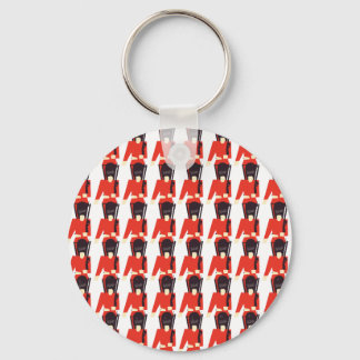 Queens Guard Soldiers Pattern Keychain