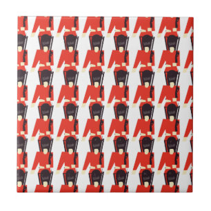 Queens Guard Soldiers Pattern Tile