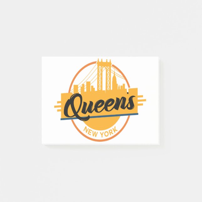 Queens New York Post-it Notes (Front)