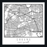 Queens New York Street Map Poster<br><div class="desc">Queens New York Street Map</div>